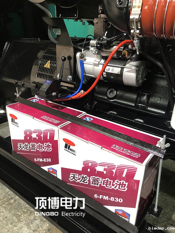 柴油发电机组不知道选用多大容量的启动蓄电池该怎么办?