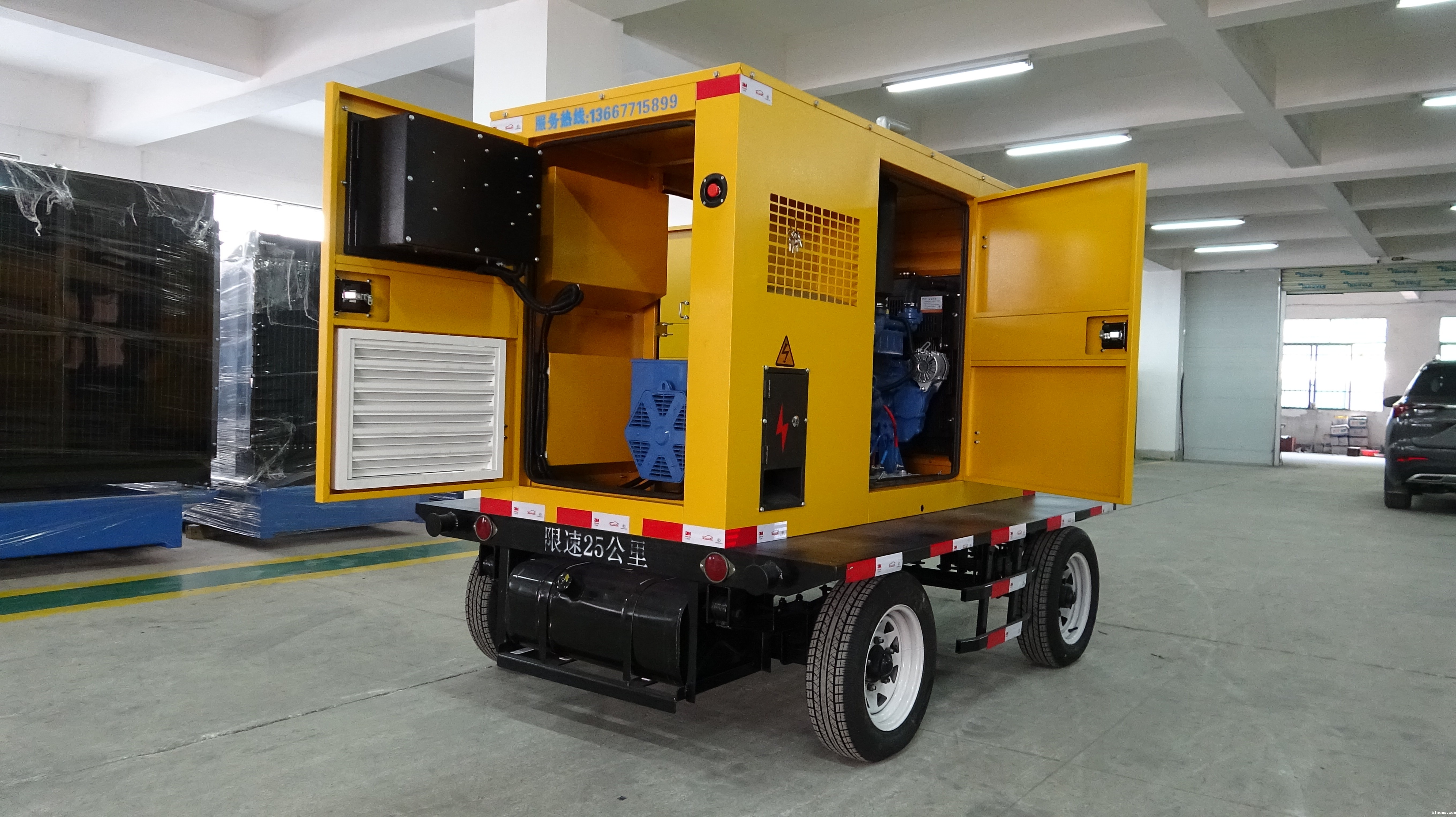 taptap点点线上工业柴油发电机组，建筑工地稳定持久供电的可靠解决方案