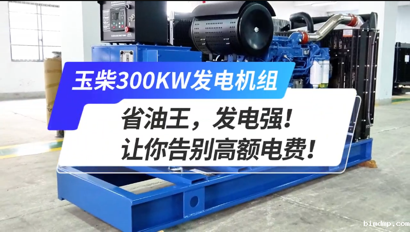 「视频」玉柴300kw发电机组，省油王，发电强！让你告别高额电费！ 
